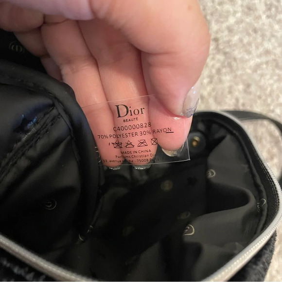 Dior black with gold cross body bag - Picture 5 of 8